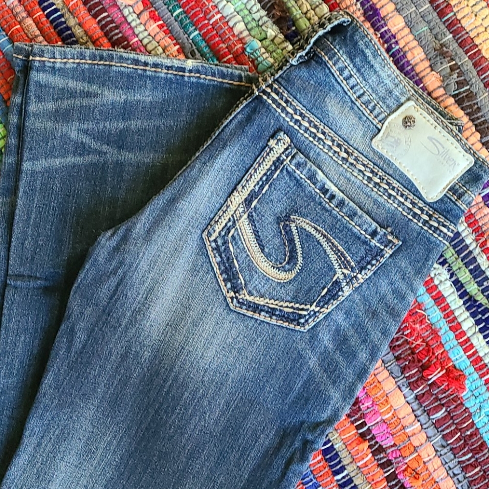 Silver Aiko Jeans